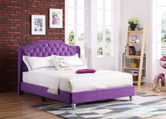 Upholstered Bed Transitional