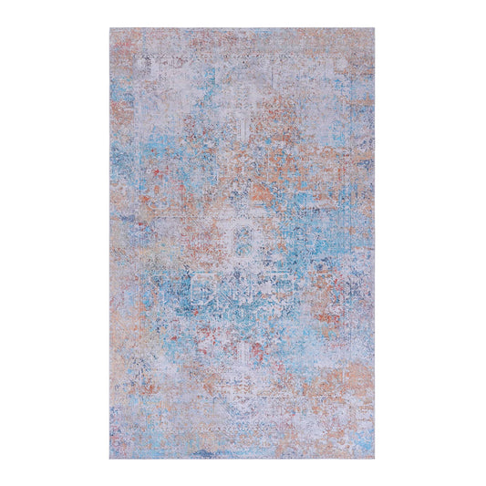 Maval - 8' X 10' Washable Area Rug - Yellow