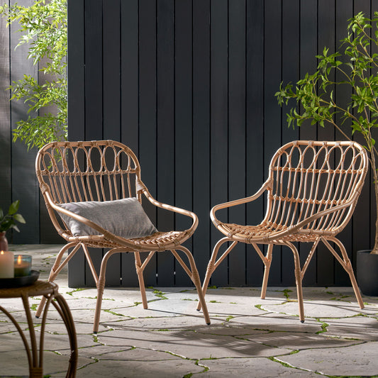 Monsoon - Outdoor Accent Chair With Open Weave Design