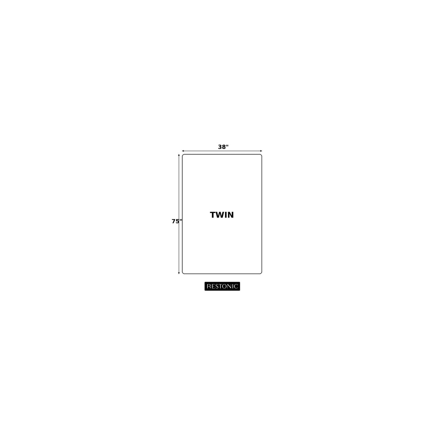 Comfort Care - 7" Foam Core Mattress, Medium Comfort