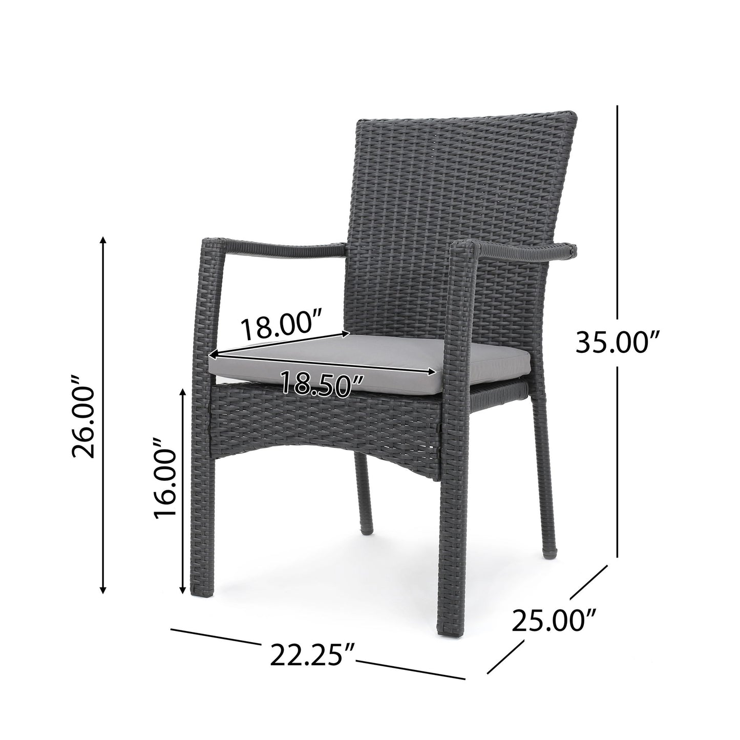 Corsica - Dining Chair (Set of 2) - Gray