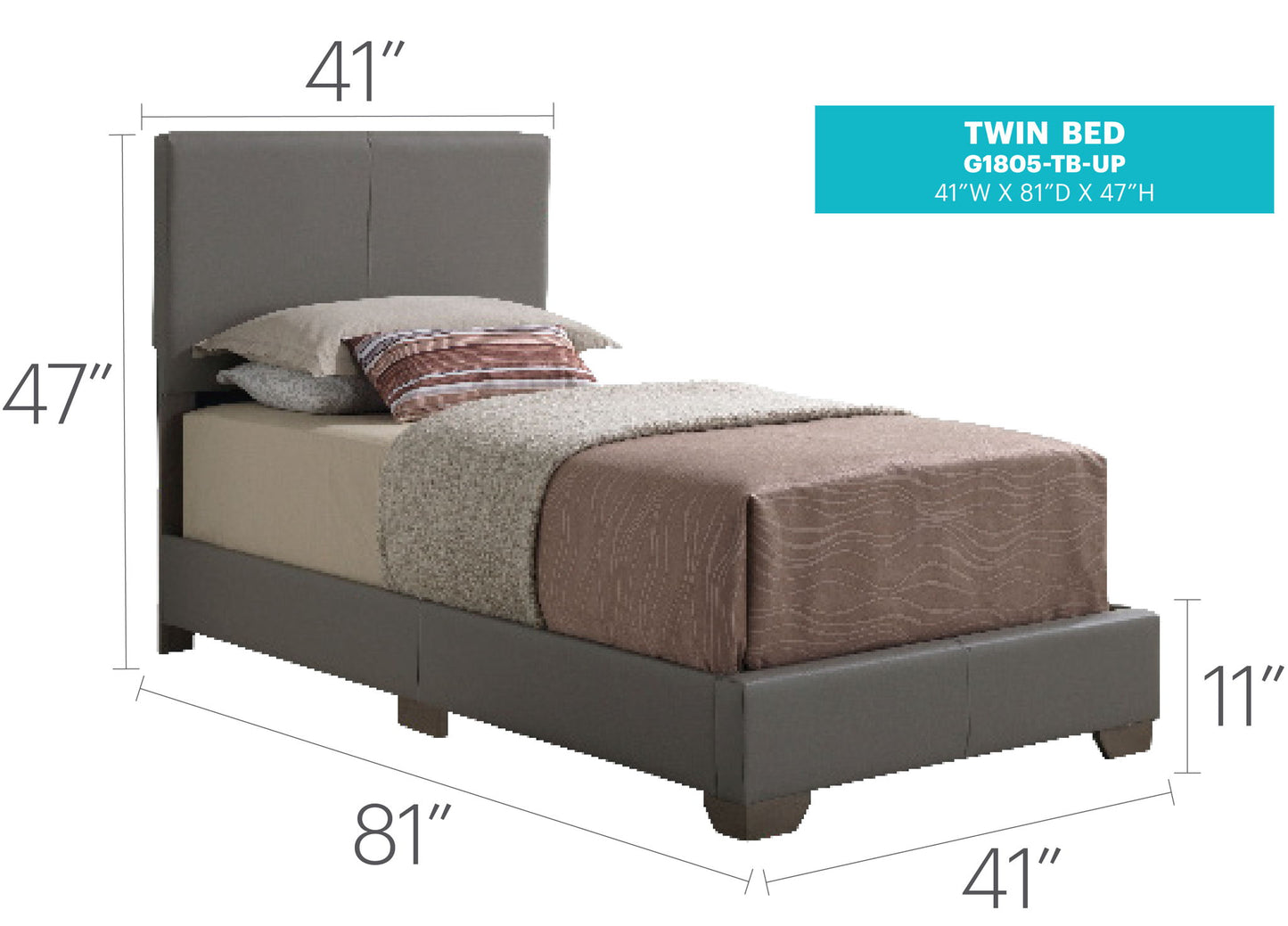 Elegant Platform Bed For Relaxed Spaces
