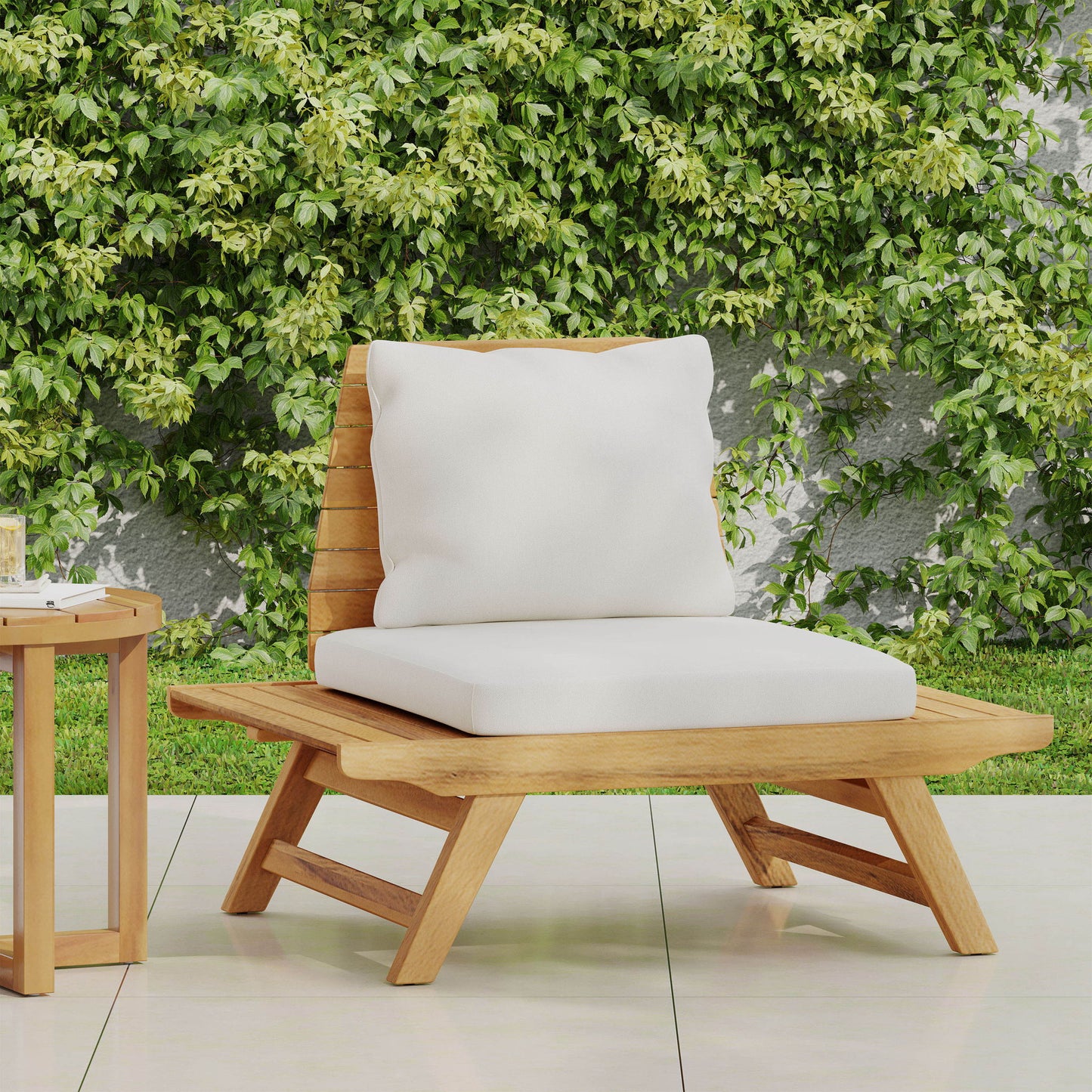 Sedona - Outdoor Club Chair With Slatted Design