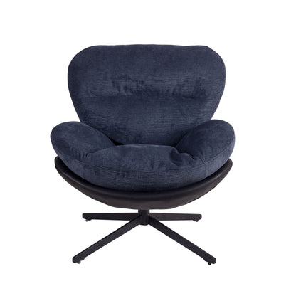 360° Swivel Office Chair, No Wheels