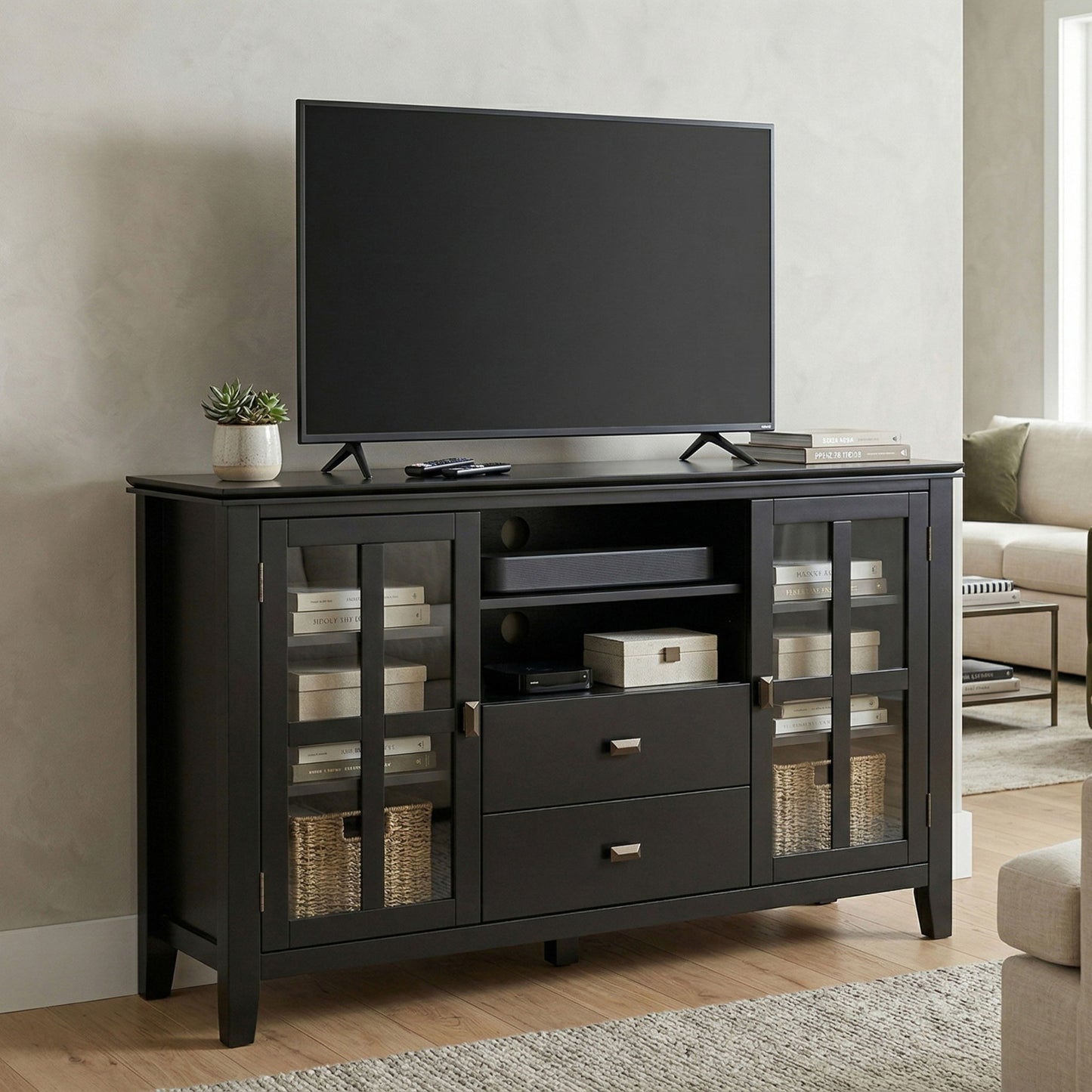 Artisan - Handcrafted, Tall TV Media Stand