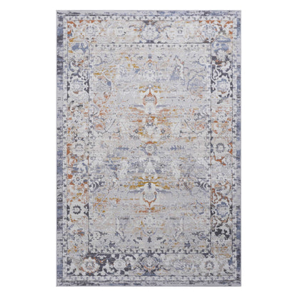 Payas - 6' X 9' Traditional Area Rug - Ivory / Gray