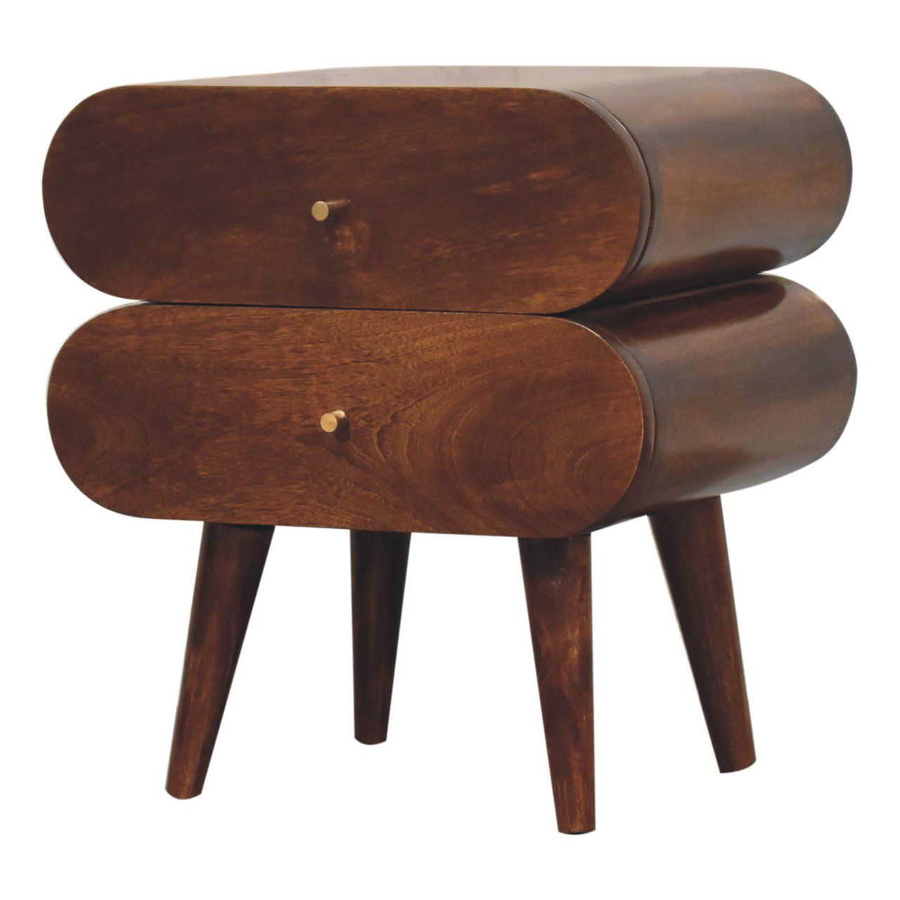 Bubble Nightstand - Brown