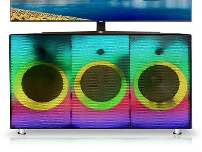 Led Lit TV Stand - Black