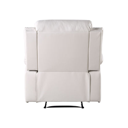 Eilbra - Synthetic Leather Power Motion Recliner - Beige