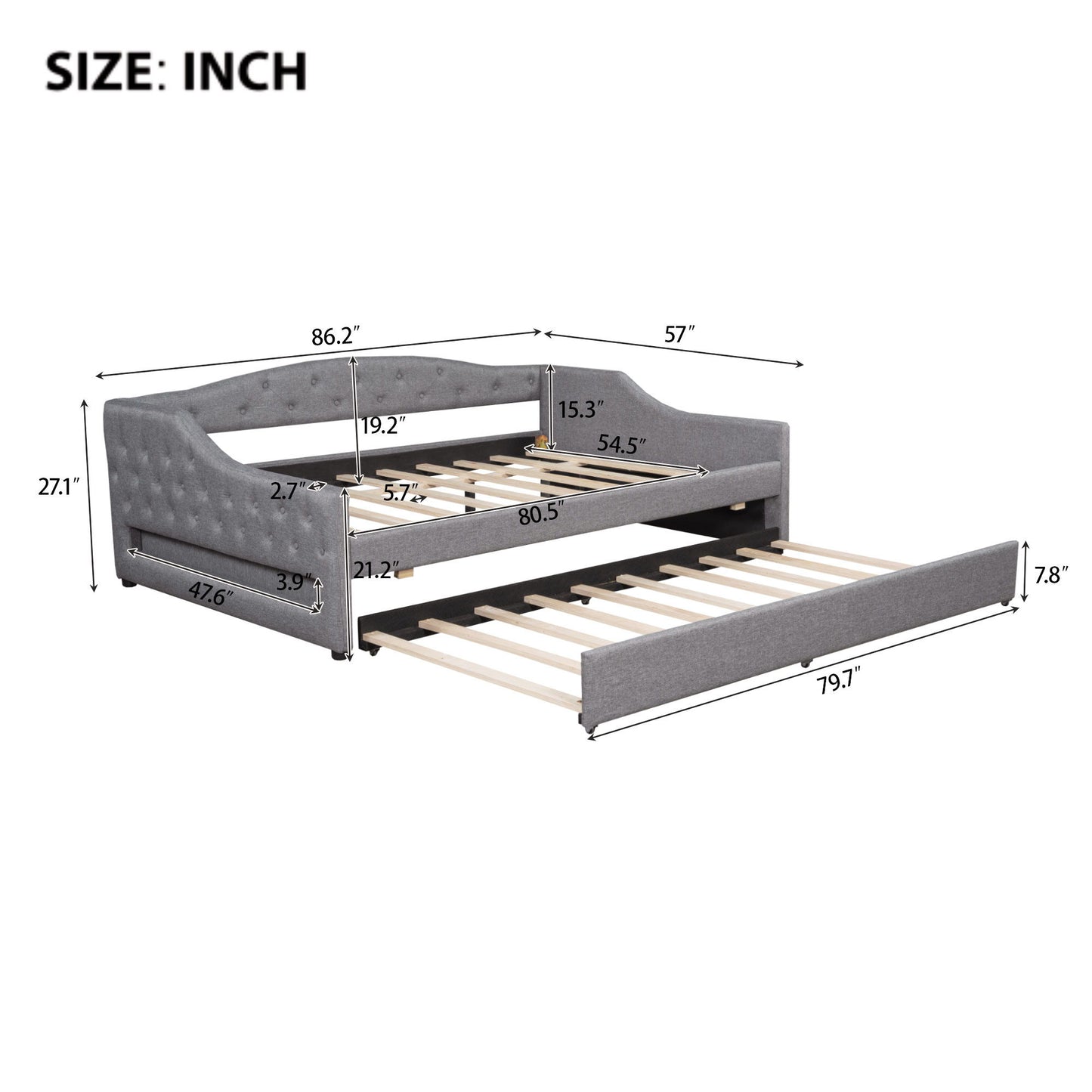 Daybed With LED Belt