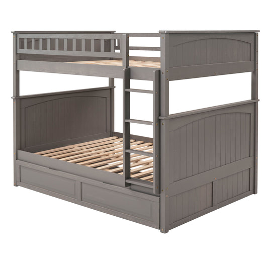 Bunk Bed With Twin Size Trundle, Guardrails
