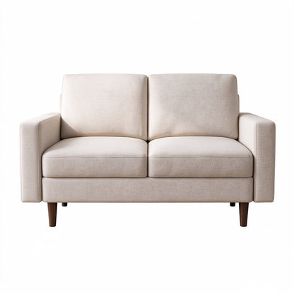 Loveseat Sofa, 2 Seat Couch With Removable Cushion For Living Room
