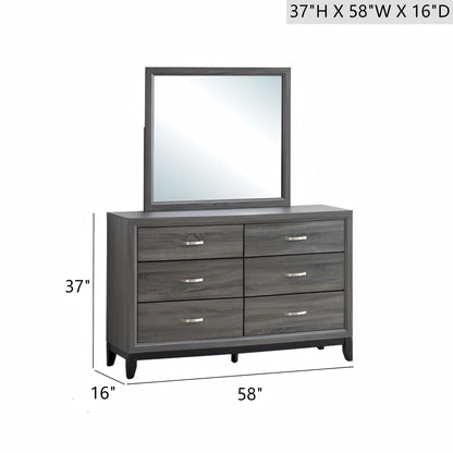 Glasgow - Dresser With 6 Drawers