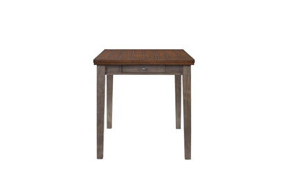 Counter Height 2 Tone 4 Drawer Dining Table - Gray