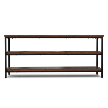 Skyler - TV Media Stand - Dark Cognac Brown