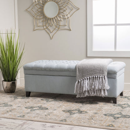 Juliana - Storage Ottoman With Birch Legs