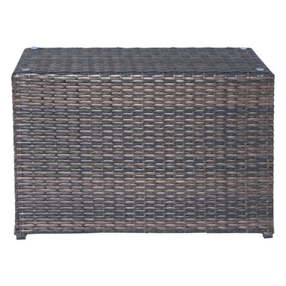 Modular 4 Person Outdoor Seating Group With Cushions - Espresso