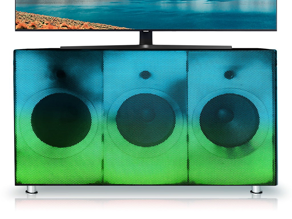 Led Lit TV Stand - Black