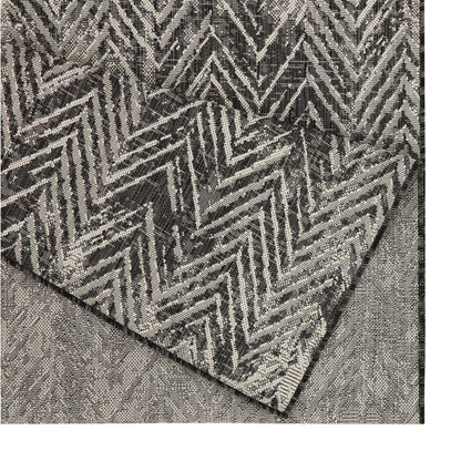 Sunshine - 5'3" X 7'3" Indoor & Outdoor Area Rug - Anthracite