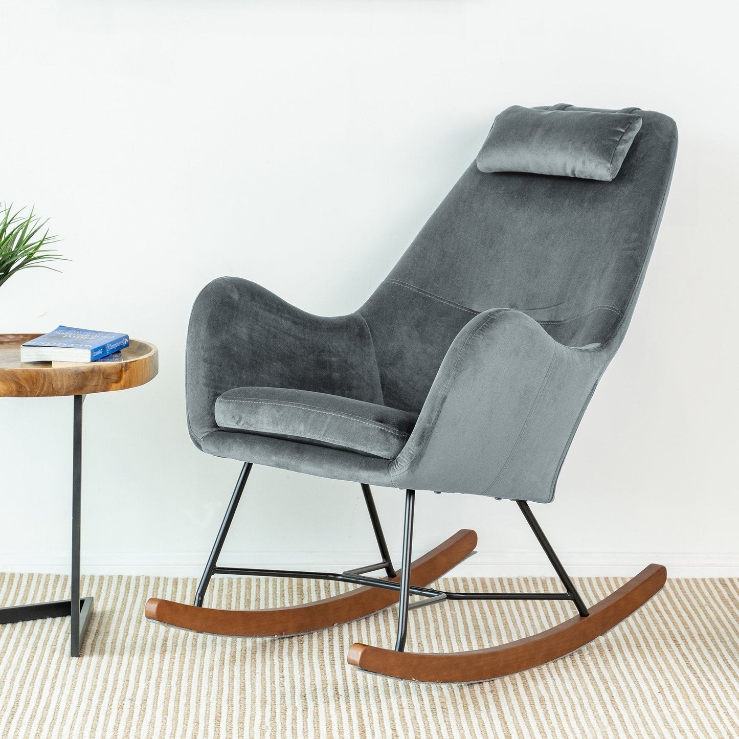 Hannah - Rocking Chair - Gray